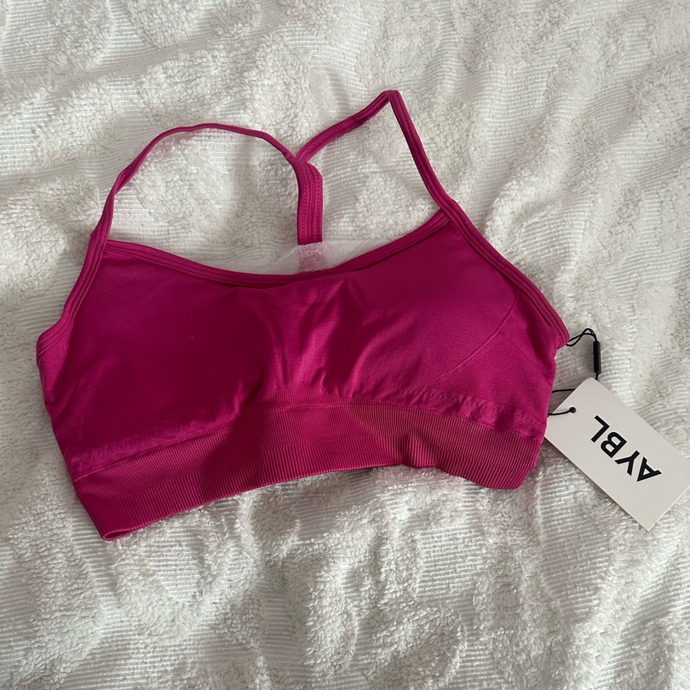 AYBL Deep Pink Sports Bra, Unworn